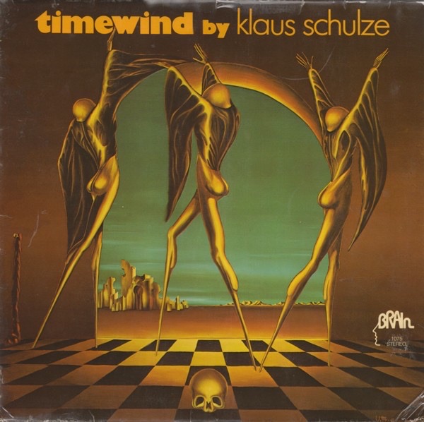 Das Cover von Timewind: ein surrealistisches Gemälde